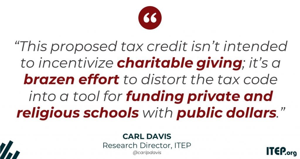 Education Department Tax Credit Proposal Would Undermine Public Schools