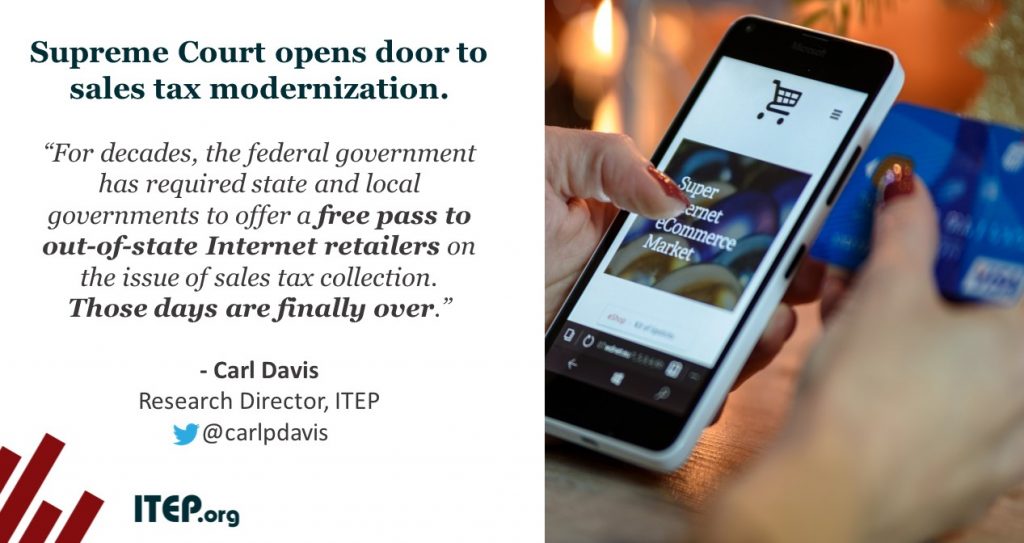 Supreme Court Decision in Wayfair Is a Leap Forward for Sales Tax Modernization