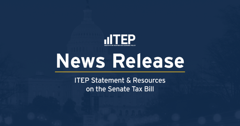 ITEP News Release graphic