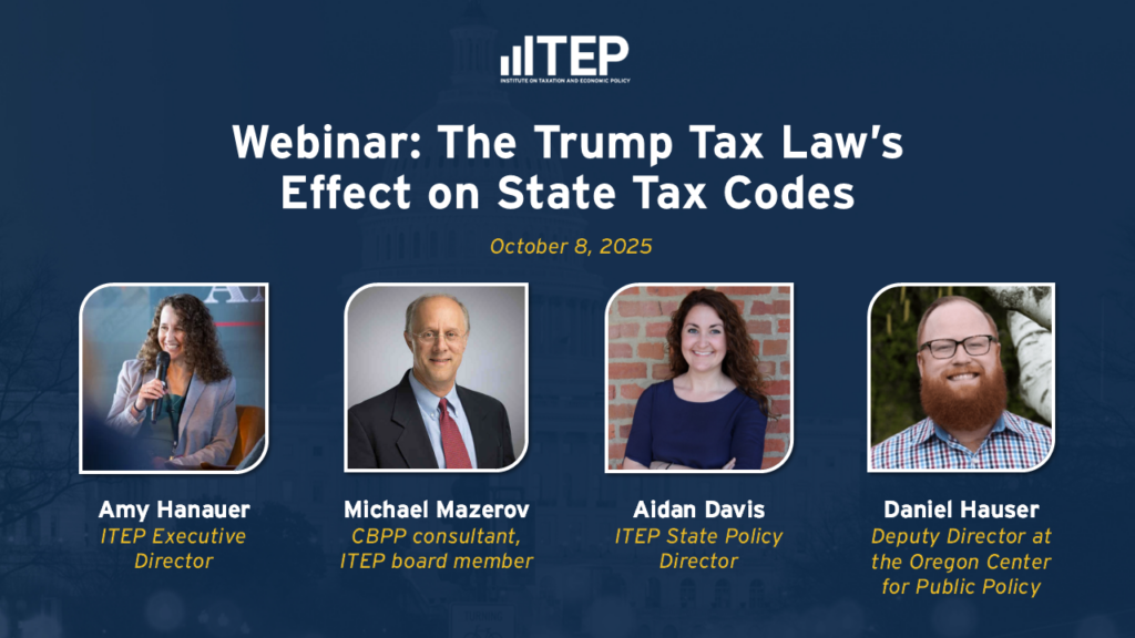 Webinar: The Trump Tax Law’s Effect on State Tax Codes