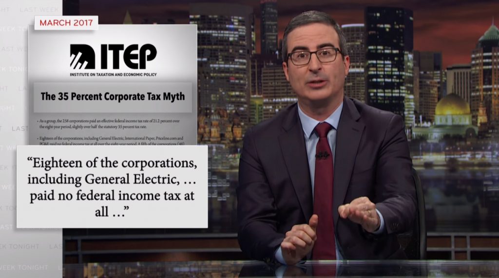 Key Takeaways from John Oliver’s Segment on Corporate Tax Avoidance