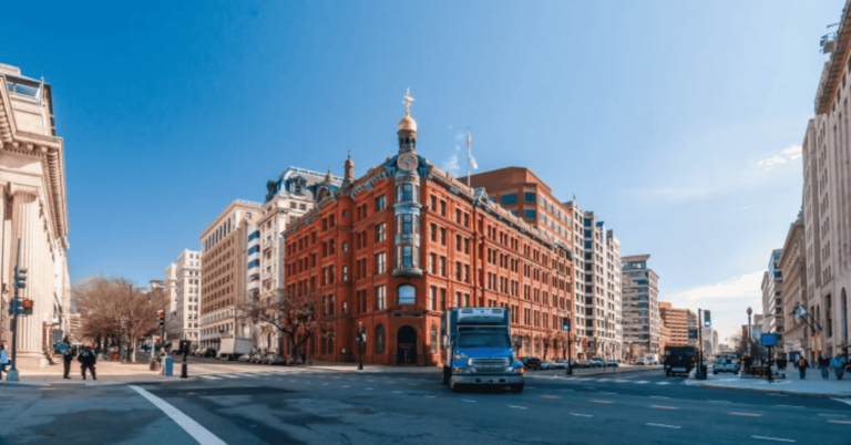 Image of DC street buildings
