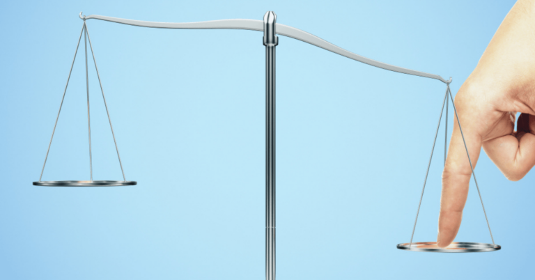 Tipped scale